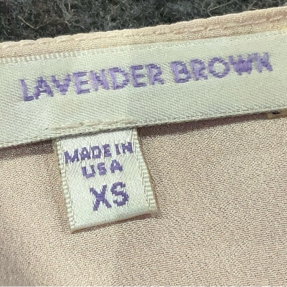 Lavender Brown Coral Mini Dress - Picture 4 of 5